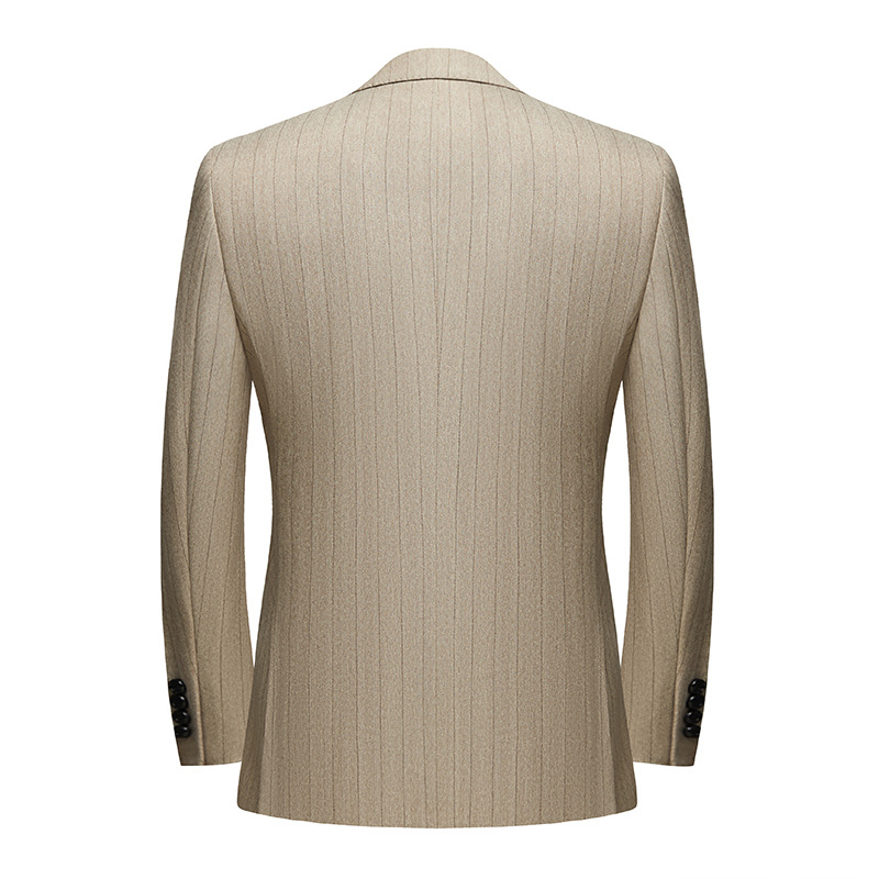 H353 Men's suit Korean style slim fit striped casual suit