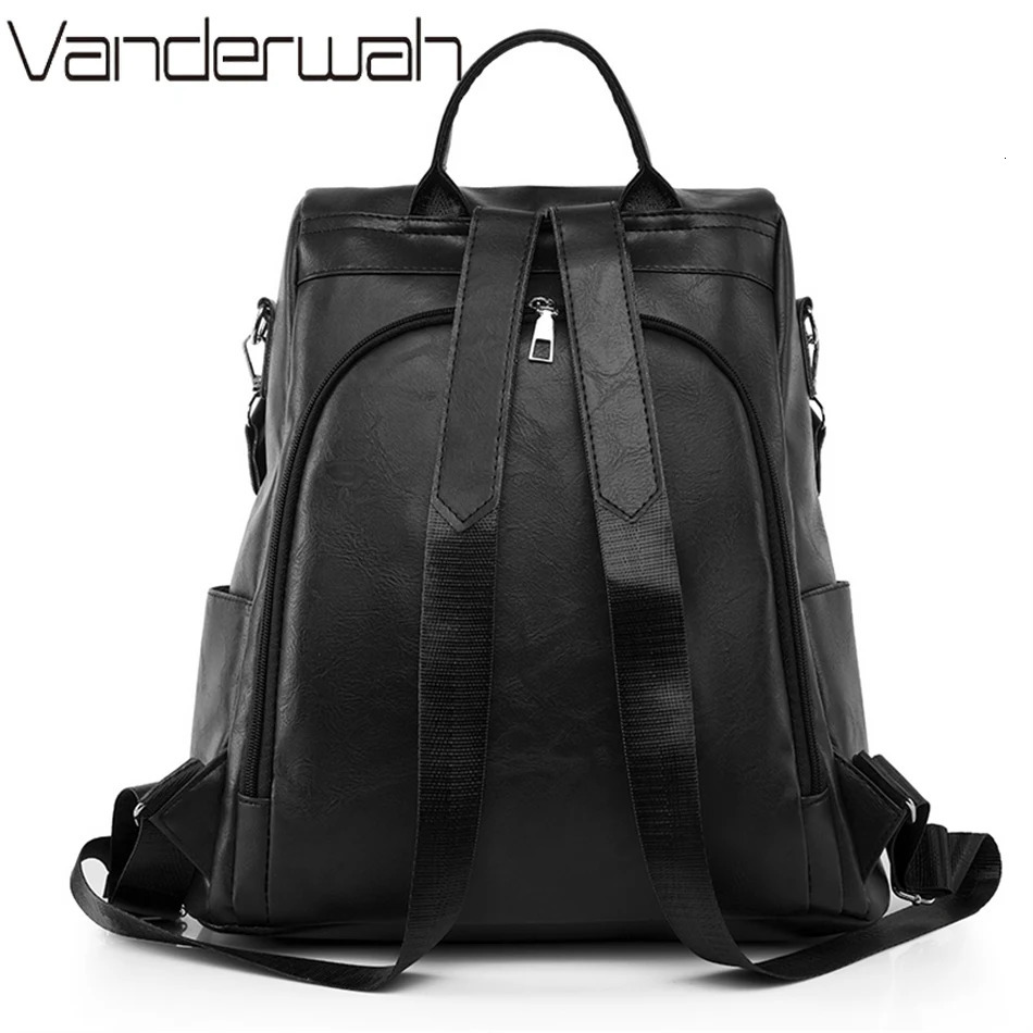 Womens backpack womens large backpack teenage girls large backpack PU leather womens large capacity shoulder bag Mochila Feminina 241206