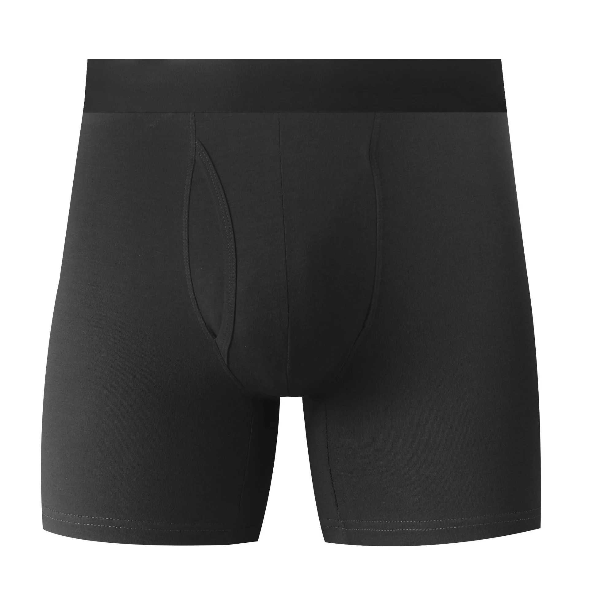 2 pieces of mens medium length boxing shorts underwear cotton mens underwear long sleeved wear-resistant leg plus size mens underwear shorts X241207