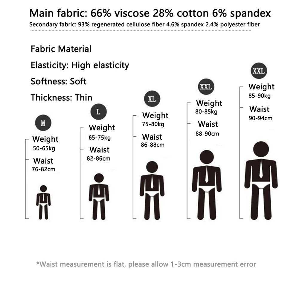 1 piece of 50-90KG mens high elasticity underwear fashionable boxer underwear breathable and soft mens shorts comfortable plus size X241207