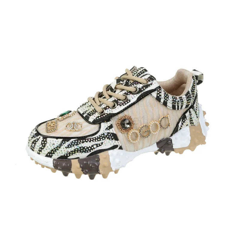 Wen Shoes Rhinone Wen Sneakser Diamond Breathable Luxury Designers Casual Thick Botts Dad Shoes Zapatos Mujer 2024 Z241208