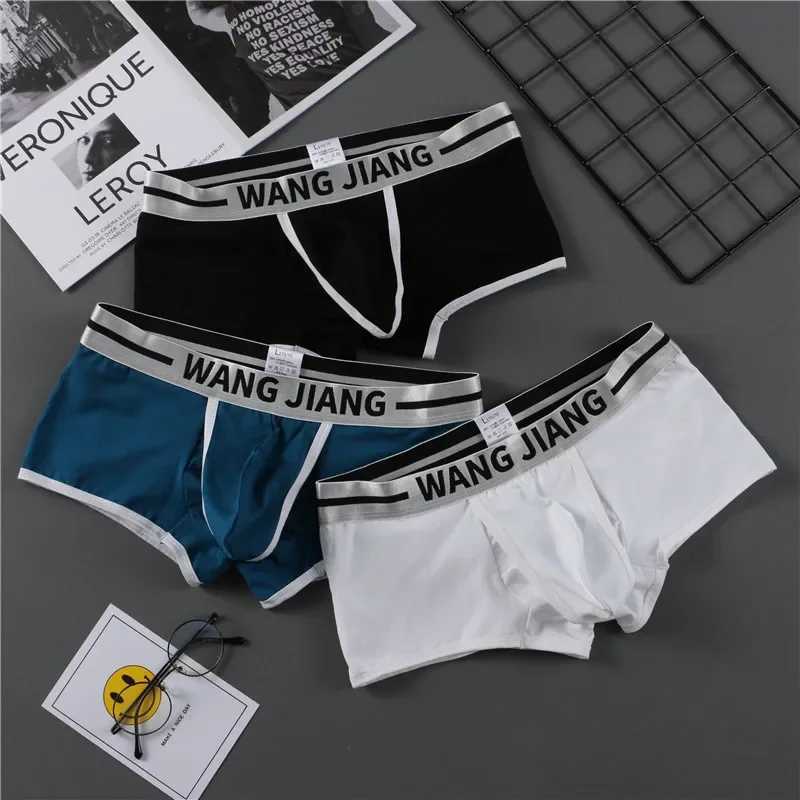 Space Capsule Bag Shorts Cotton Boxing Relay Mens Open Raised Pocket Underwear Breathable Underwear Sexy Underwear Soft Underwear X241207