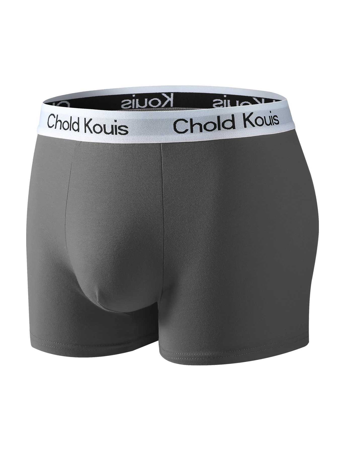 4 pieces of mens underwear comfortable soft and breathable sports boxer underwear trendy and simple hot selling mens boxer underwear X241207