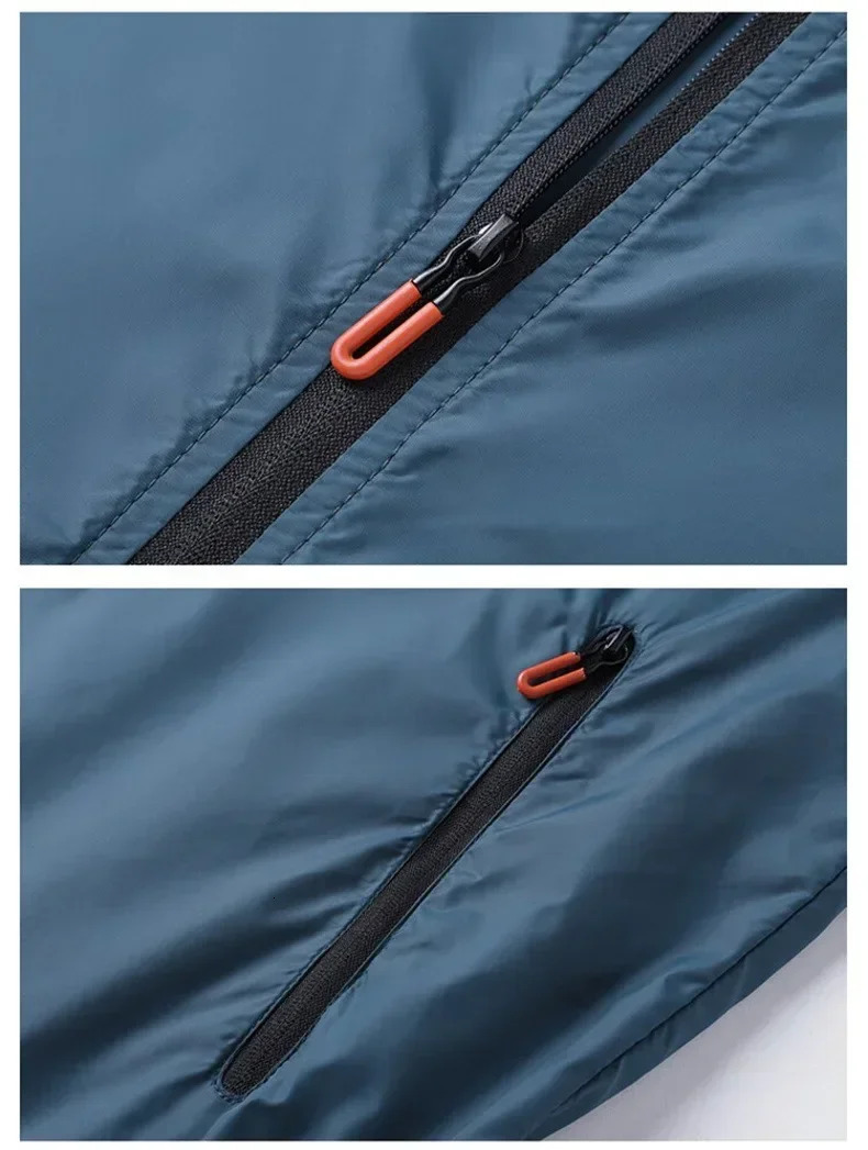 Sunscreen Coats Mens Breathable Sports Waterproof Jacket Summer UV Protection Outdoor Fishing Skin Clothing 241202