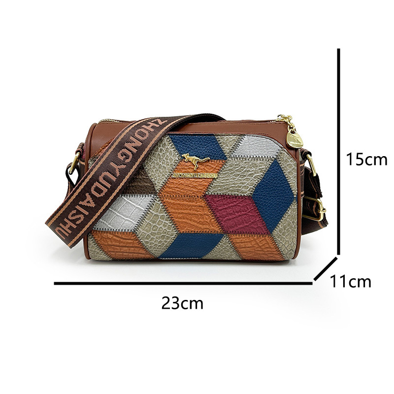 New High-quality Soft PU Leather Women's Shoulder Bag Women's Crossbody Bag Fashionable Trend European And American Retro Designer Crossbody