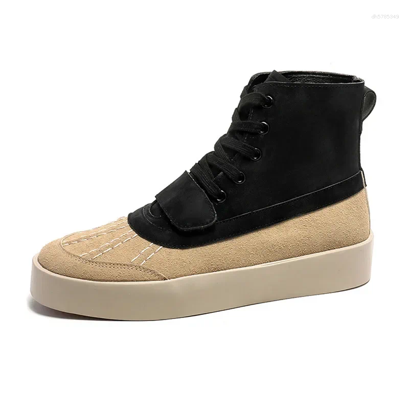 Skate Lace Up Casual Shoes Sneakers Men High Top Canvas Man Vulcanized Retro rendy Walking Shoes Versatile Streetwear Daily Footwear