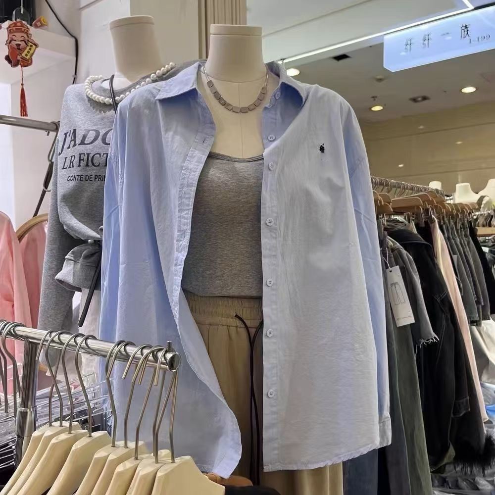 Women new fashion horse embroidery loose casual blouse designer shirts SMLXLXXL