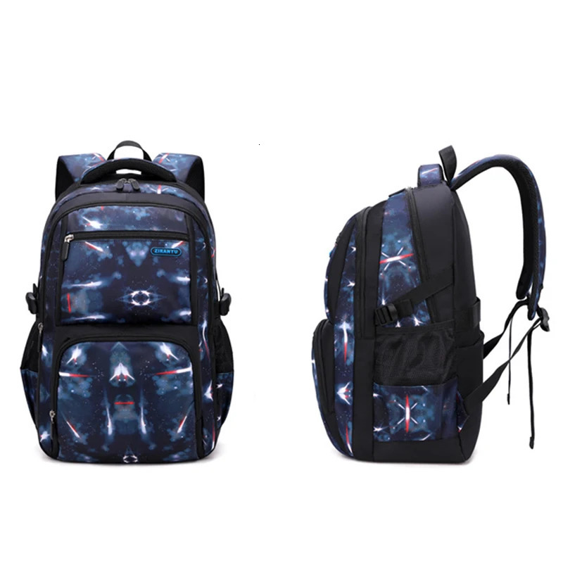 Boys 3-piece backpack set school backpack large-sized rens backpack 241206
