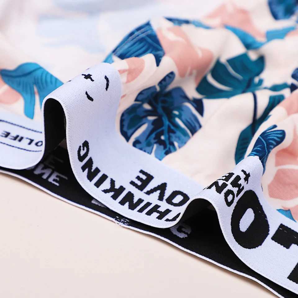 1 piece of 50-90KG mens high elasticity underwear fashionable boxer underwear breathable and soft mens shorts comfortable plus size X241207