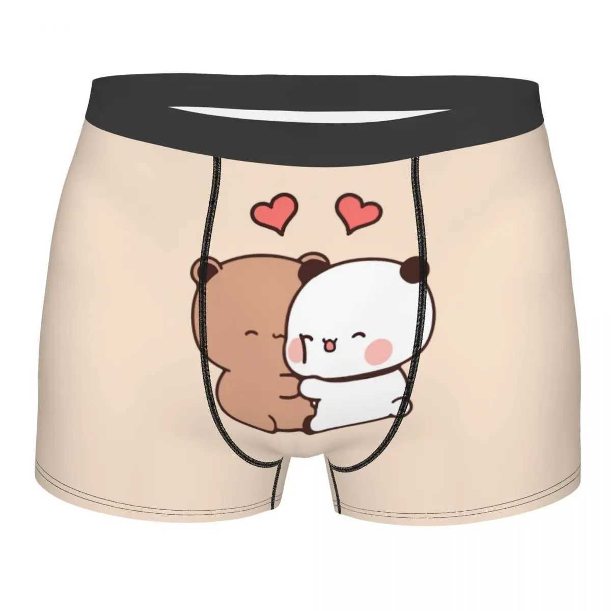UWU Mens Boxing Underwear Bubu Dudu Cartoon High Breathable Underwear High Quality Printed Shorts Gift Creativity X241207