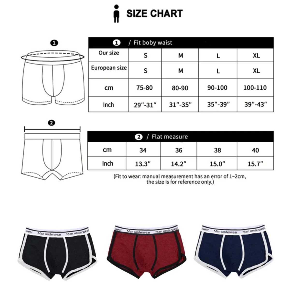 4 pieces of mens underwear cotton boxing shorts mens breathable mid waist underwear solid color boxing shorts mens fashion sexy S-XL X241207