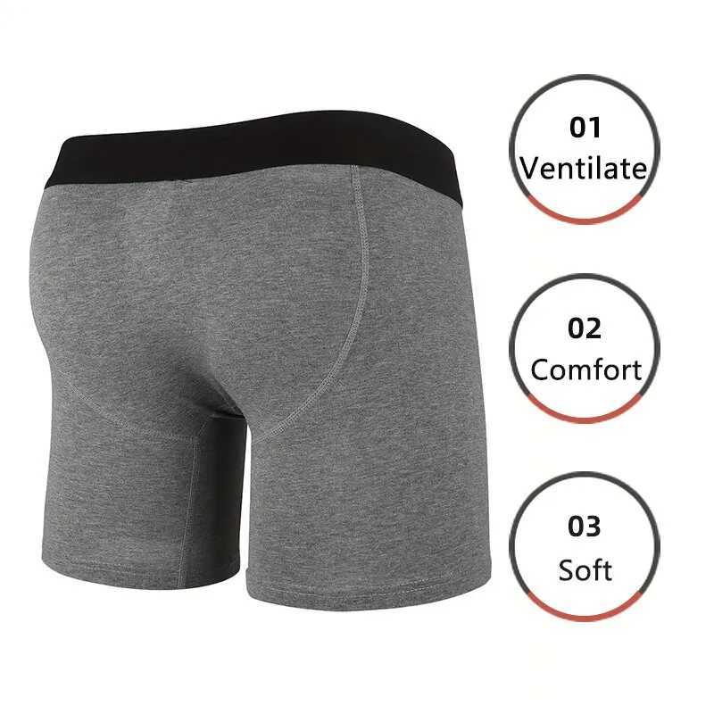 5 pieces of mens sports boxing underwear with letter broadband multi-color M L XL breathable fashionable fitness and sports X241207