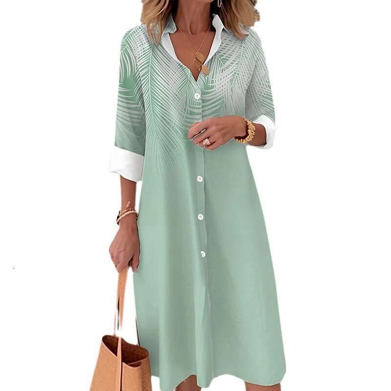 autumn and winter casual button up collar long sleeved loose dress shirt for women 2024 temperament versatile new trendy clothing ins