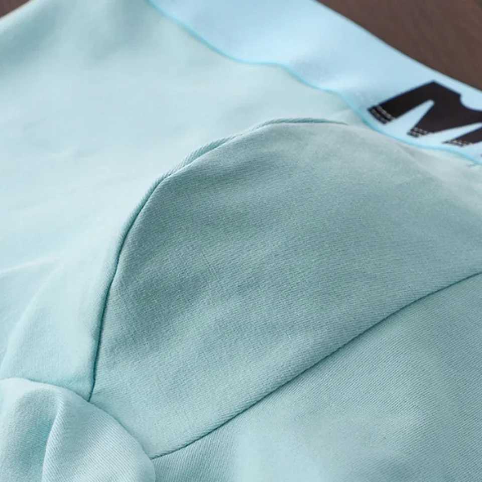 Mens breathable raised underwear with U-shaped pockets at the bottom mens shorts underwear X241207