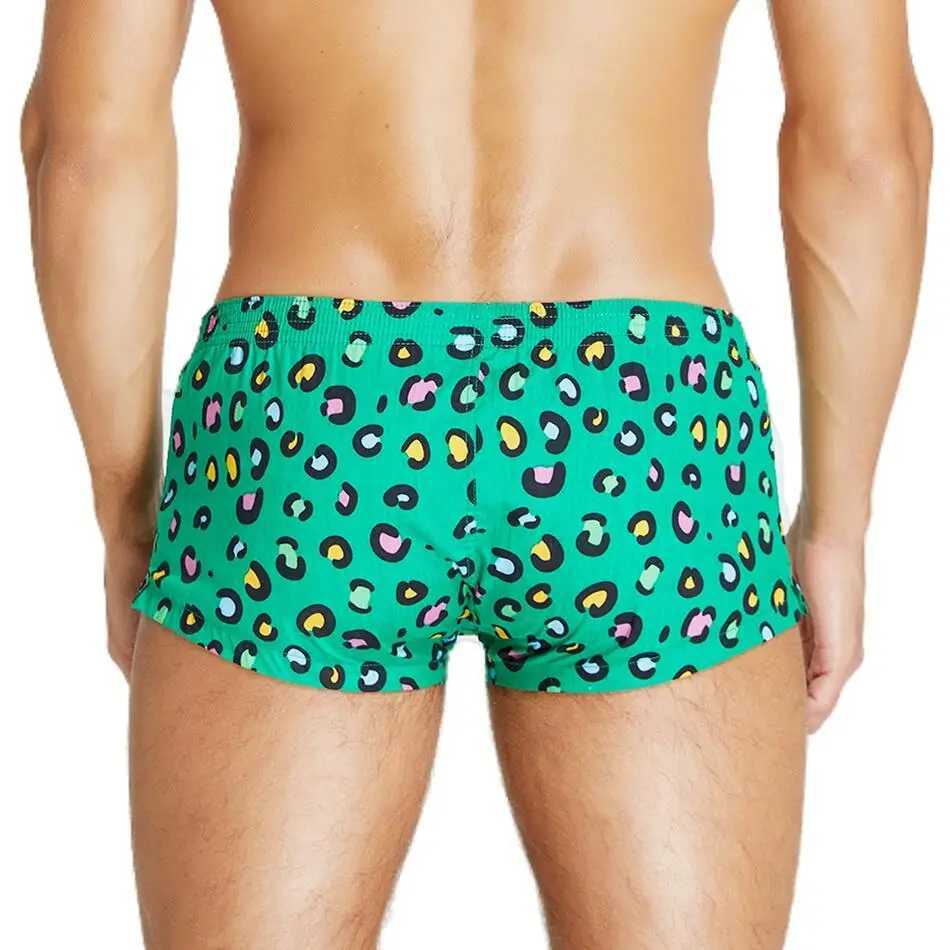 SEOBEAN 100% Cotton Boxing Printed Mens Underwear Boxing Shorts Arrow Underwear Home Underwear Mens Sleepwear Bottom X241207