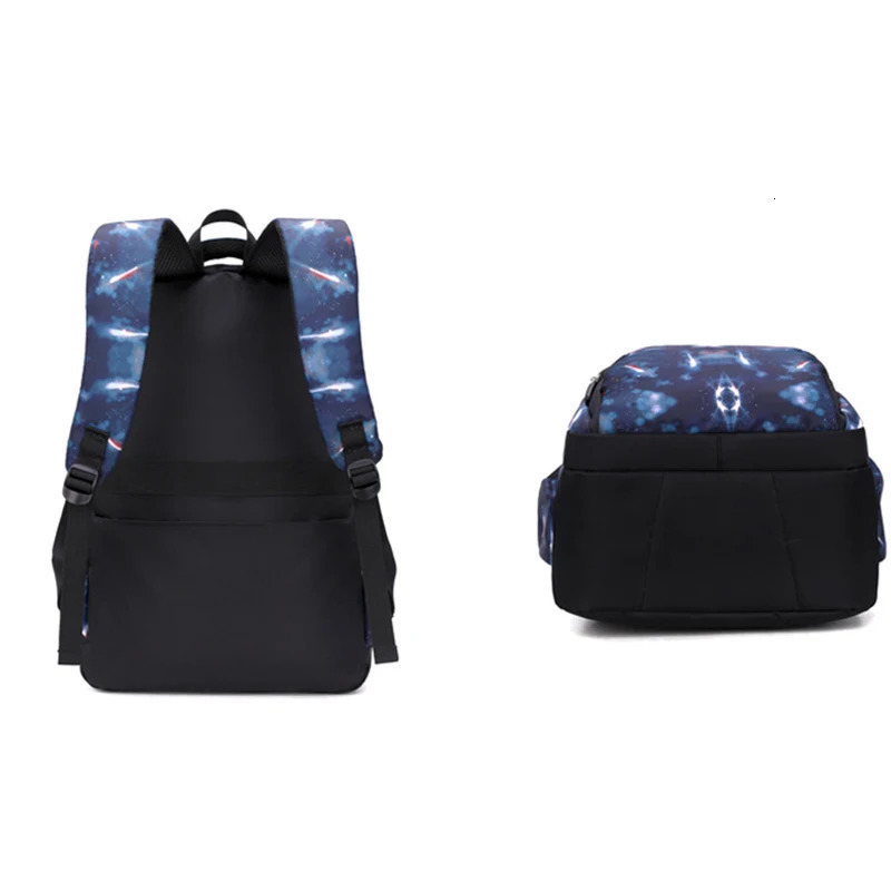Boys 3-piece backpack set school backpack large-sized rens backpack 241206
