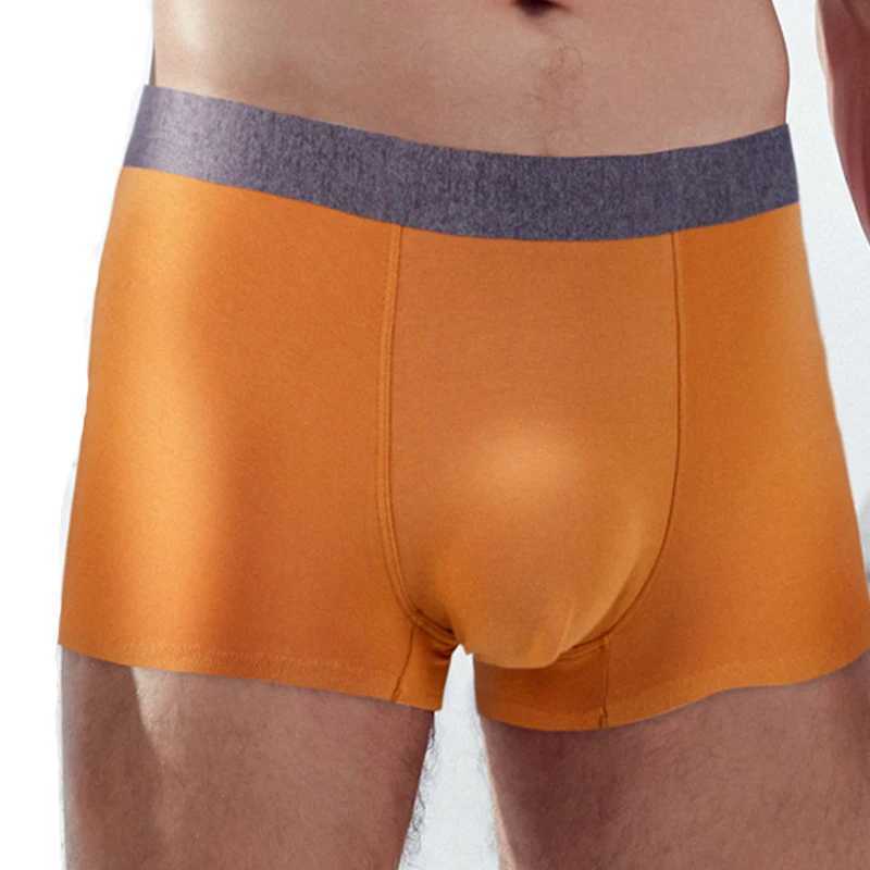 Nanjiren brand mens boxers mens underwear mens underwear Modal seamless underwear mens comfortable breathable solid color 3-piece batch X241207