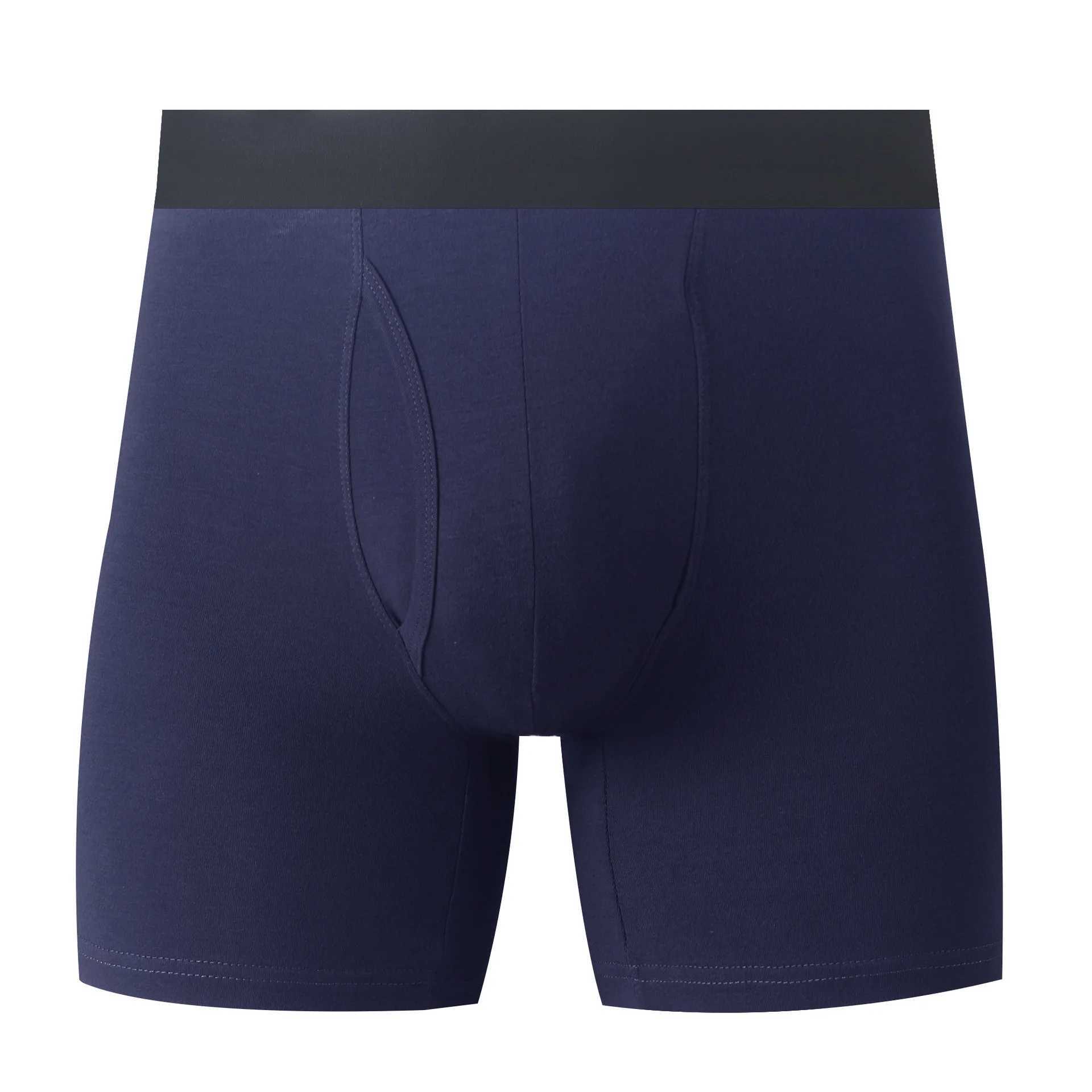 2 pieces of mens medium length boxing shorts underwear cotton mens underwear long sleeved wear-resistant leg plus size mens underwear shorts X241207