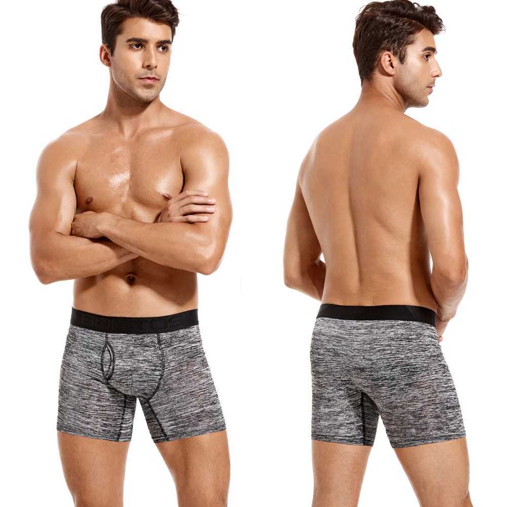 Mens underwear front open underwear mens boxing shorts X241207