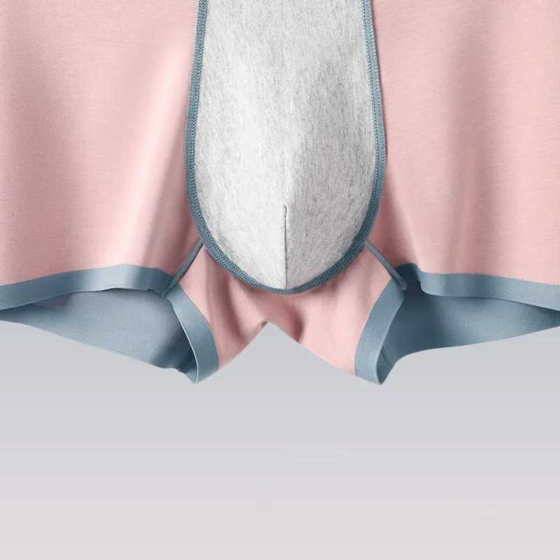 MiiOW 3-piece seamless mens underwear cotton antibacterial crotch mens underwear winter mens underwear comfortable mens boxing underwear X241207