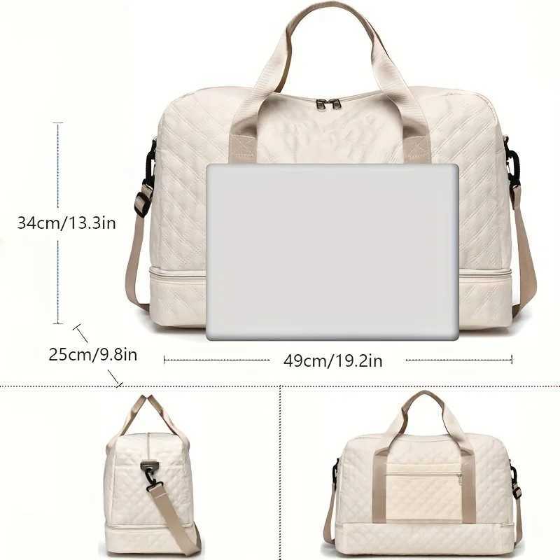 Lightweight beer bag large capacity travel luggage bag gym handbag Shoder Weekender overnight bag Y241207