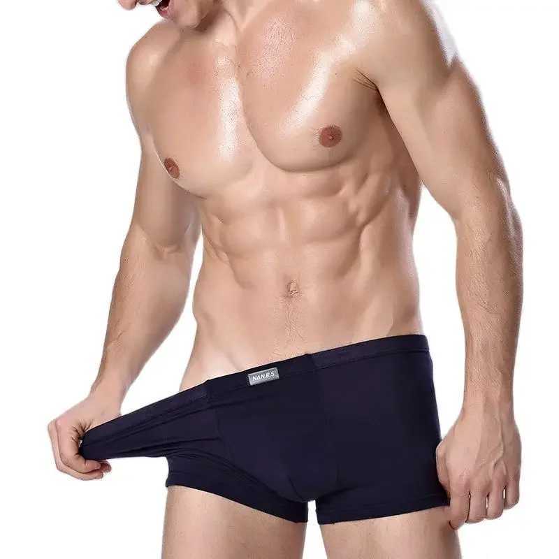 Mens underwear bamboo fiber mens boxing underwear breathable and comfortable mens underwear soft mens underwear sexy mens boxing underwear X241207