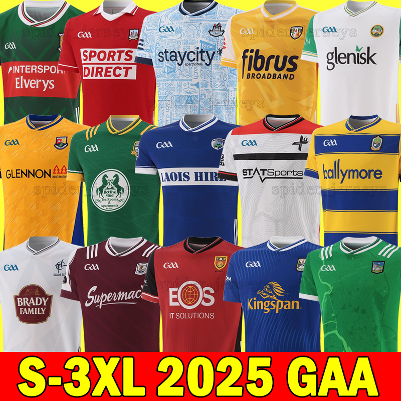 2025 GAA Rugby jerseys Louth Antrim Laois 24 25 Longford Cork Dub Alternative Meath Kildare Roscommon Offaly Galway Cavan Down Football Club Jerseys Men kids