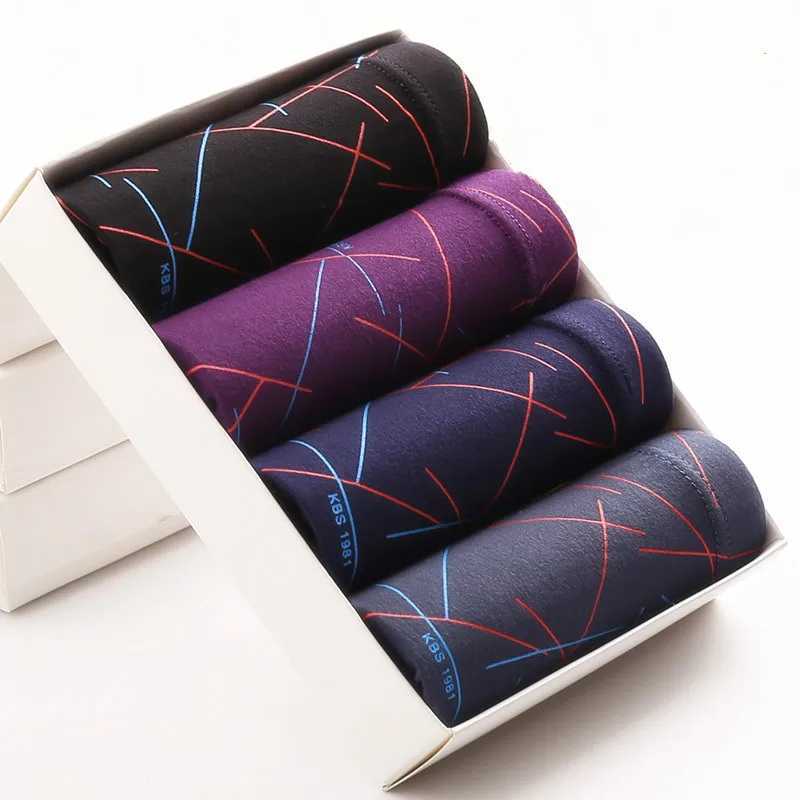 Mens underwear striped modular breathable Boxer horses casual underwear mens underwear large sizes 5XL 6XL 7XL X241207