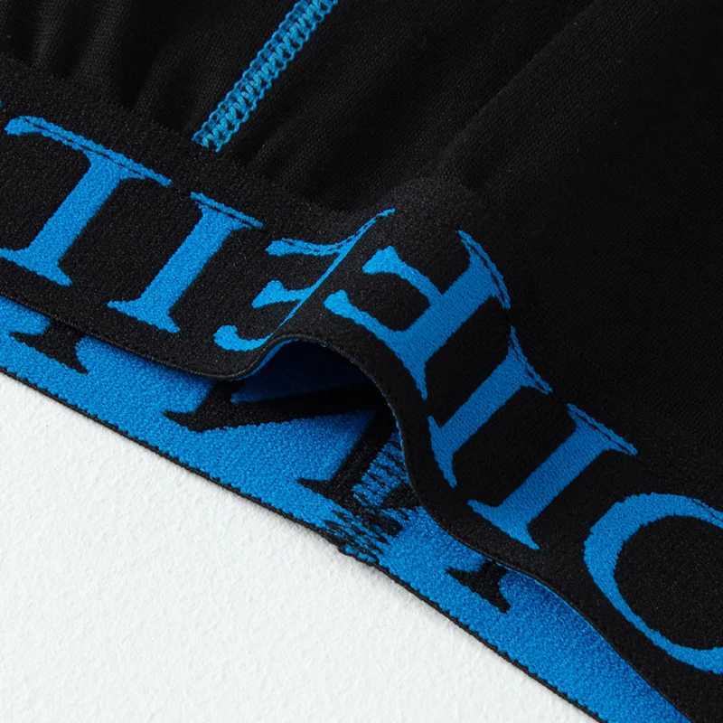 5/10 bags of fashionable mens long underwear casual mens sports shorts comfortable and breathable elastic shorts underwear X241207