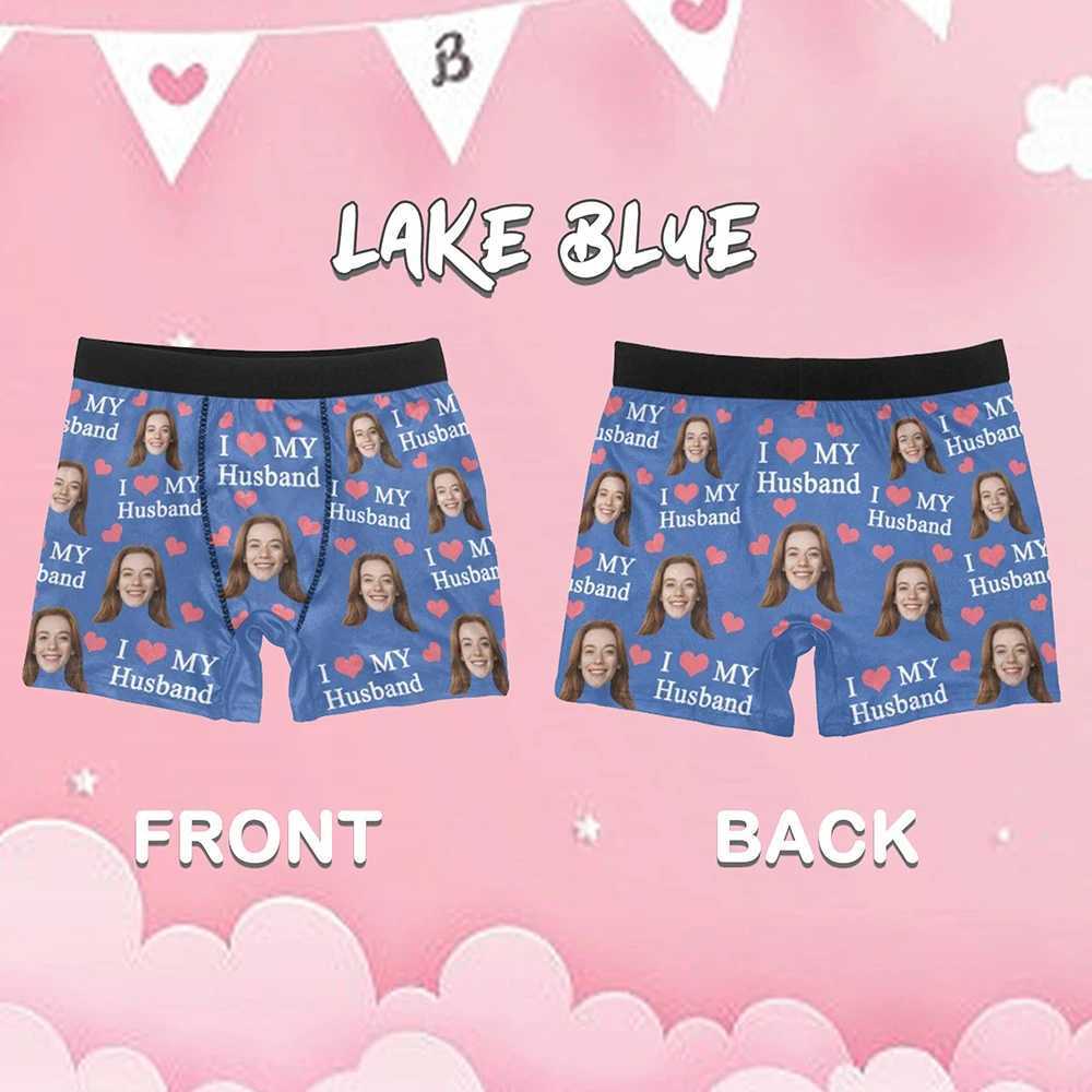 Customized Boxing Valentines Day Gift for Boyfriend/Husband/Male Anniversary Gift of Customized Boxing Underwear with Facial Photos X241207