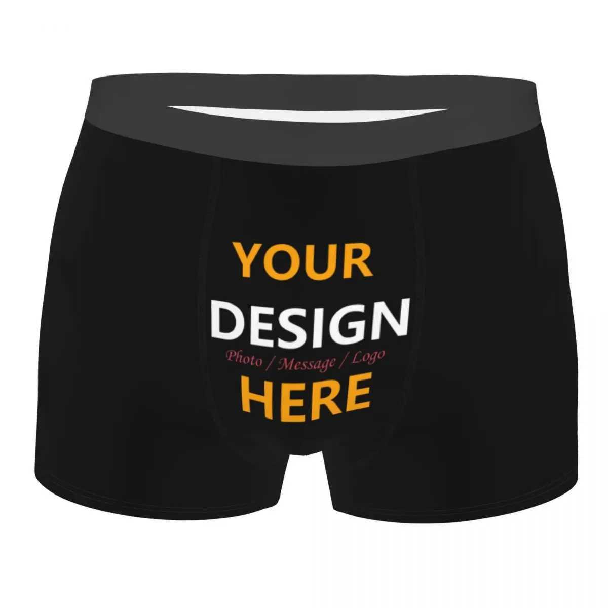 Customize your design here with personalized printing for mens underwear boxer shorts and mens soft underwear X241207