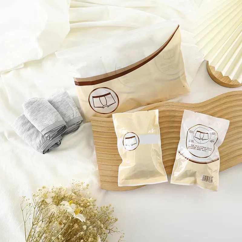 1 piece of disposable mens underwear with seamless cotton waist and breathable boxing shorts portable travel without washable underwear X241207