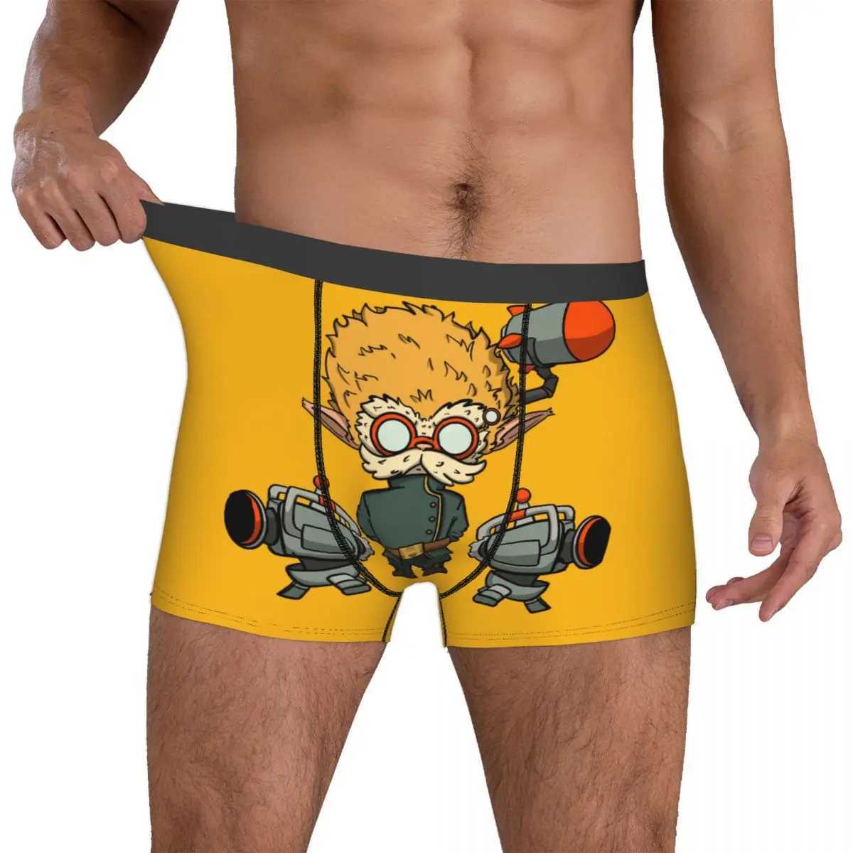 Tiny Heimerdinger of Legends Arance Underwear Mens Underwear Printed Shorts Boxer Underwear X241207