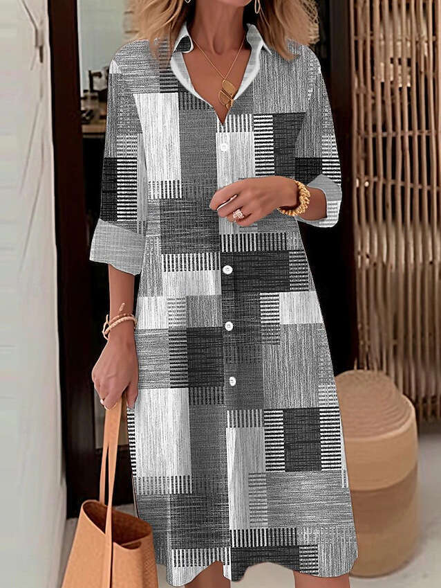 autumn and winter casual button up collar long sleeved loose dress shirt for women 2024 temperament versatile new trendy clothing ins