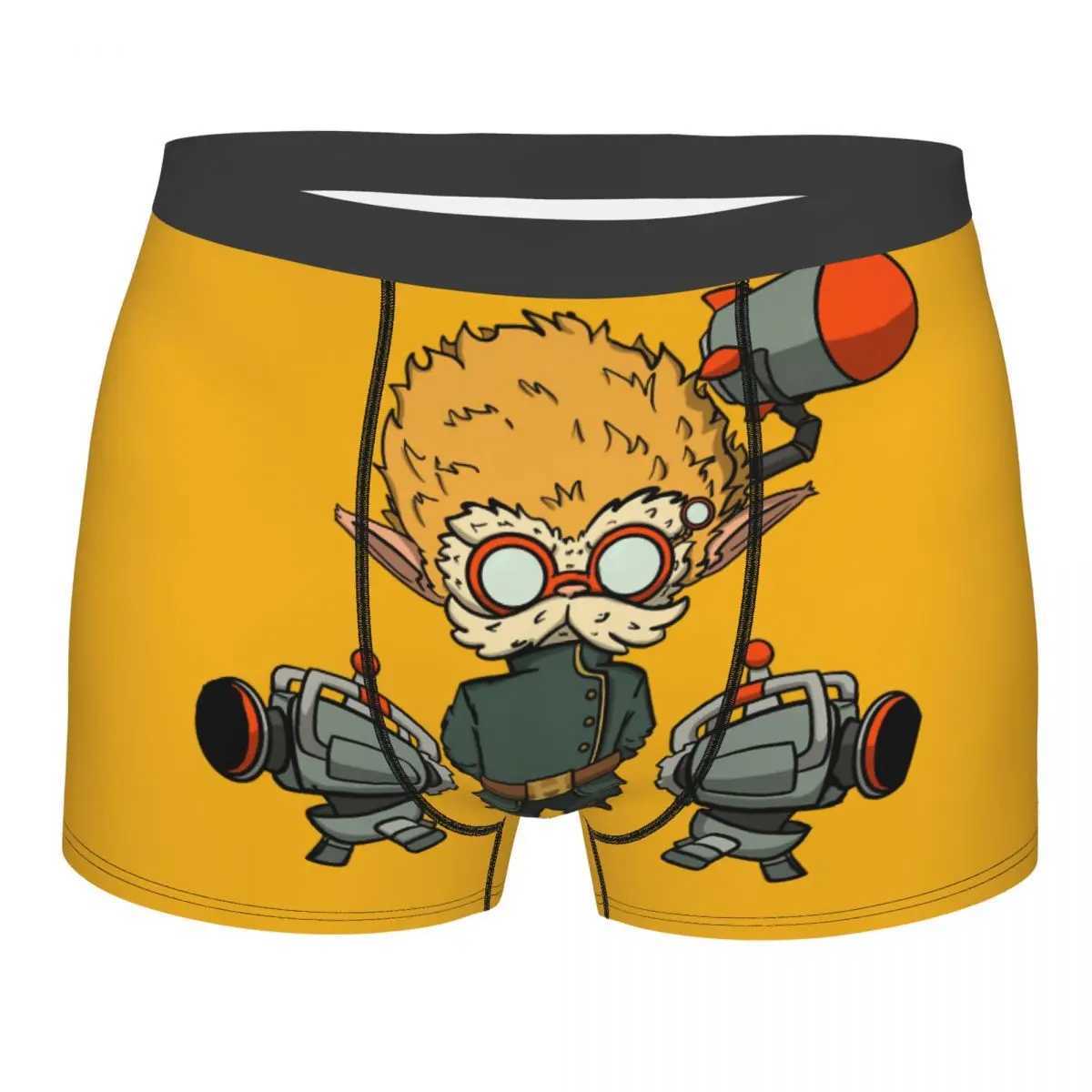 Tiny Heimerdinger of Legends Arance Underwear Mens Underwear Printed Shorts Boxer Underwear X241207