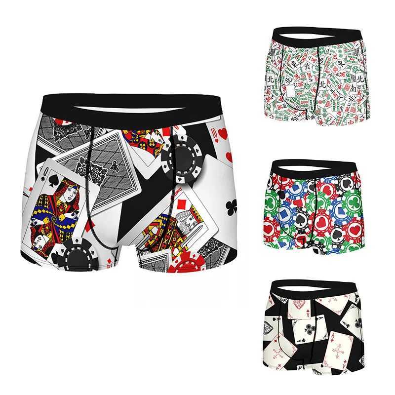 Mens swimming shorts 3D printed swimsuit boxing underwear swimsuit beachwear mens eye catching elastic mens underwear X241207