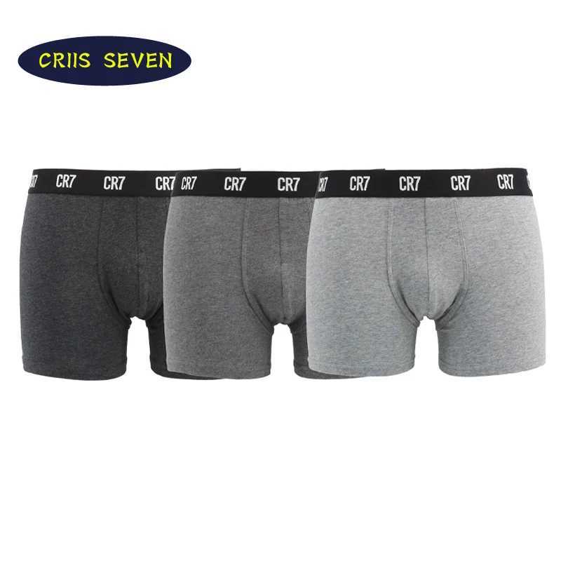 8 pieces/batch of mens boxing shorts CR7 mens underwear cotton boxing sexy underwear mens brand mens underwear Cristiano Ronaldo X241207