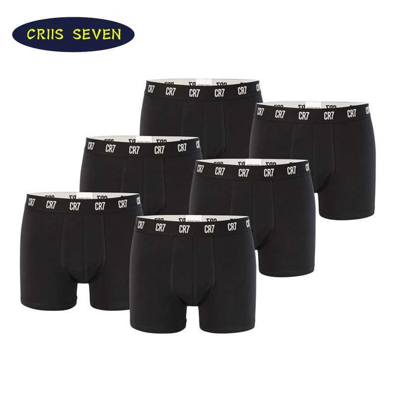 8 pieces/batch of mens boxing shorts CR7 mens underwear cotton boxing sexy underwear mens brand mens underwear Cristiano Ronaldo X241207