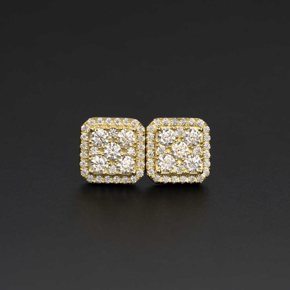 Men Luxury Earrings s925 VVs Moisannite Handing Set Diamond Earrings Fashion Earrings Trend 2021
