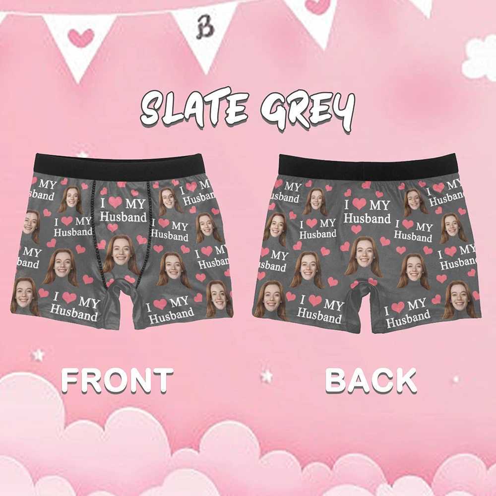 Customized Boxing Valentines Day Gift for Boyfriend/Husband/Male Anniversary Gift of Customized Boxing Underwear with Facial Photos X241207