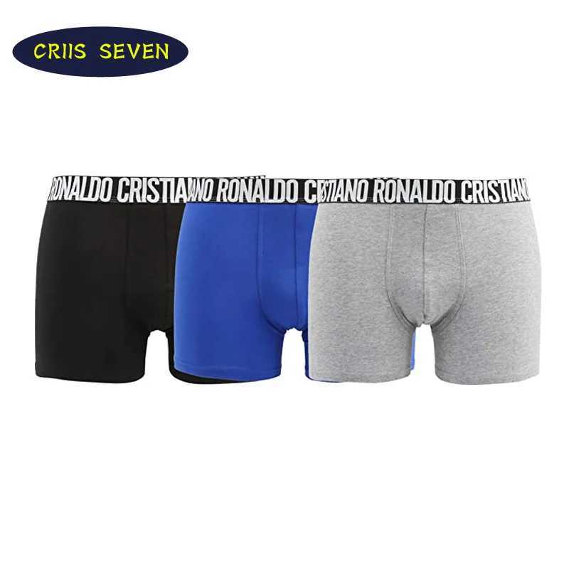 8 pieces/batch of mens boxing shorts CR7 mens underwear cotton boxing sexy underwear mens brand mens underwear Cristiano Ronaldo X241207