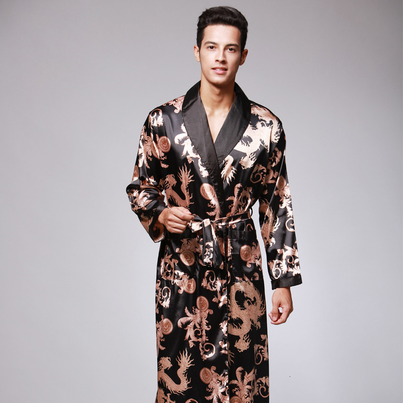 2025 Designer s new ice silk couple women s summer three piece set long sleeved men fashion s pajamas bathrobe home goods