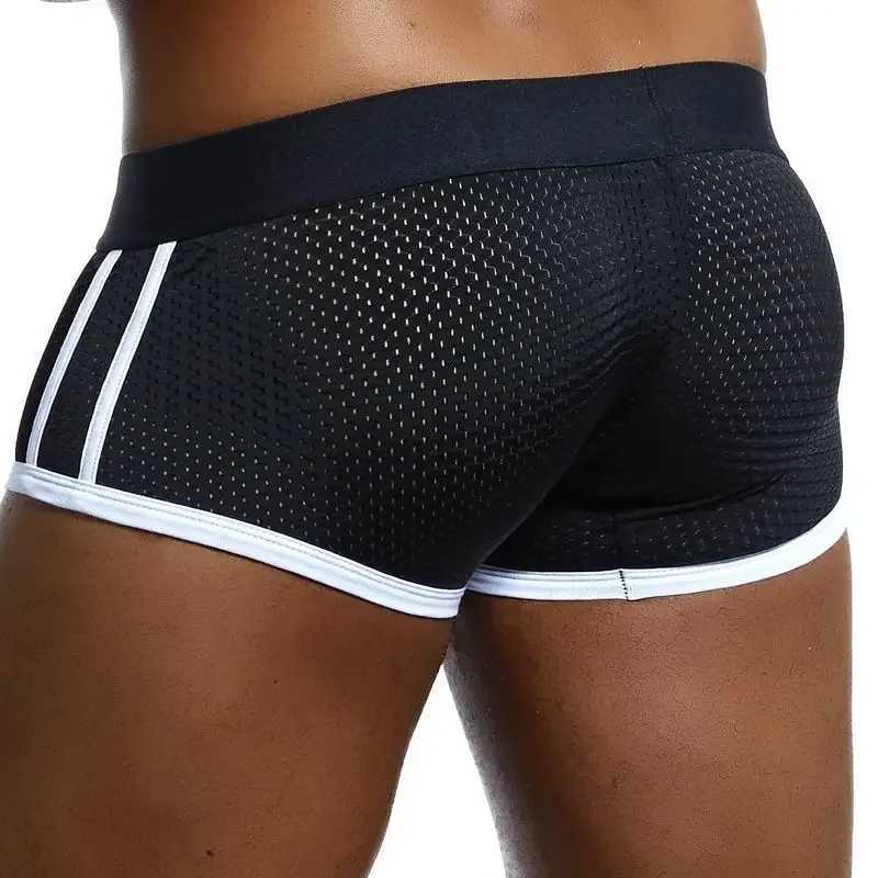 Jockmail brand underwear mens breathable mesh mens boxer mens underwear X241207