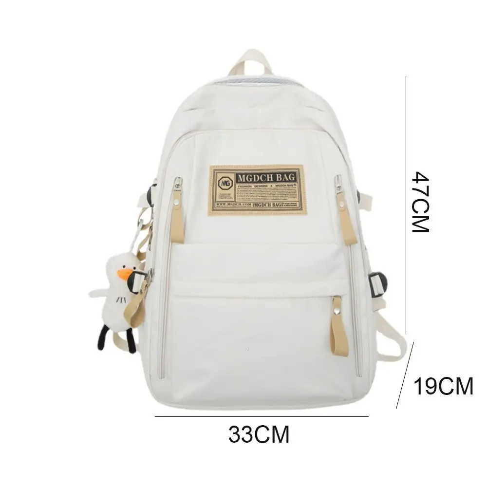 Womens Girl Backpack Cool Leisure Fashion College Laptop Female Student Backpack Travel Nylon Book Fashion Backpack 241206