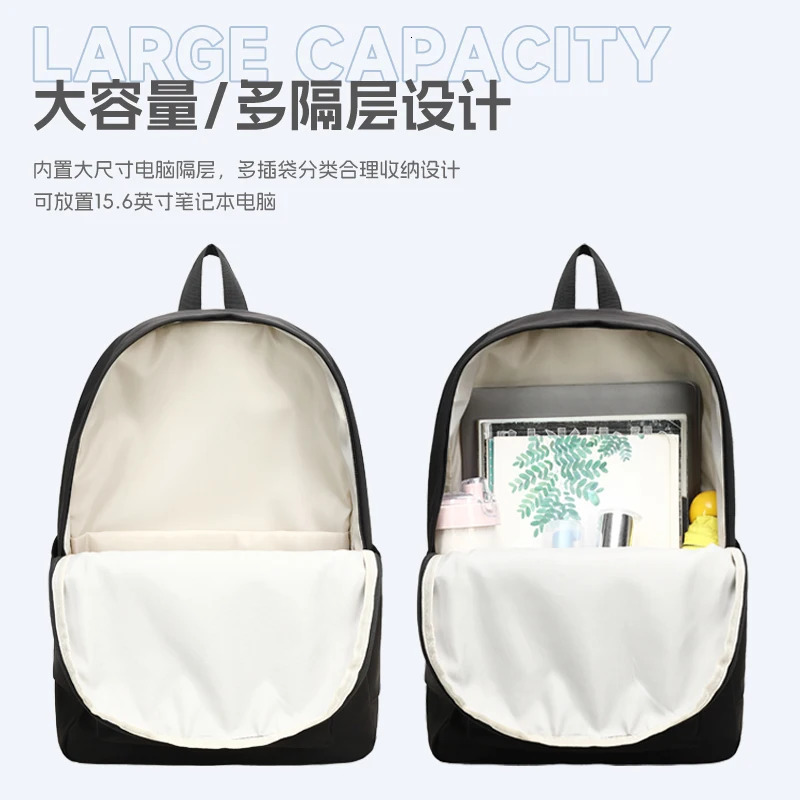 cartoon printed fashionable backpack for girls and teenagers high-capacity computer bag for rens school backpack 241206