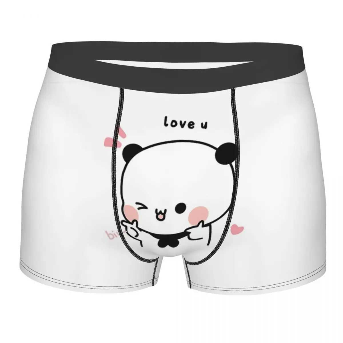 Finger Guns Love Mans Boxer Brief Bubu Dudu Cartoon Highly Breathable Underpants High Quality Printed Shorts Birthday Gift X241207