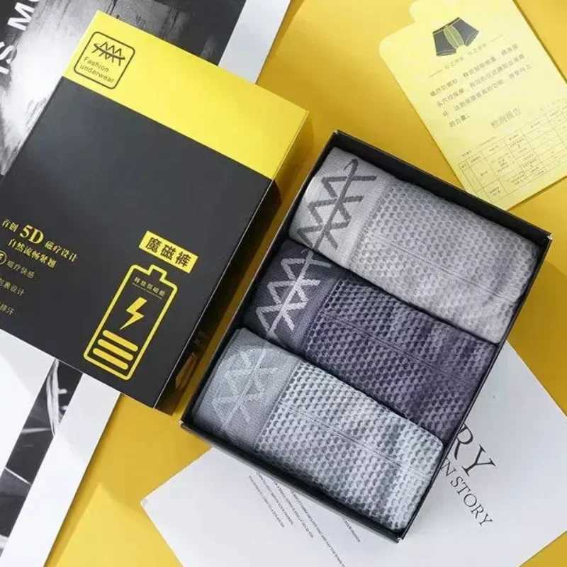 High elasticity mens boxing seamless mens underwear breathable mid waist mens underwear soft moiSturizing pantyhose X241207