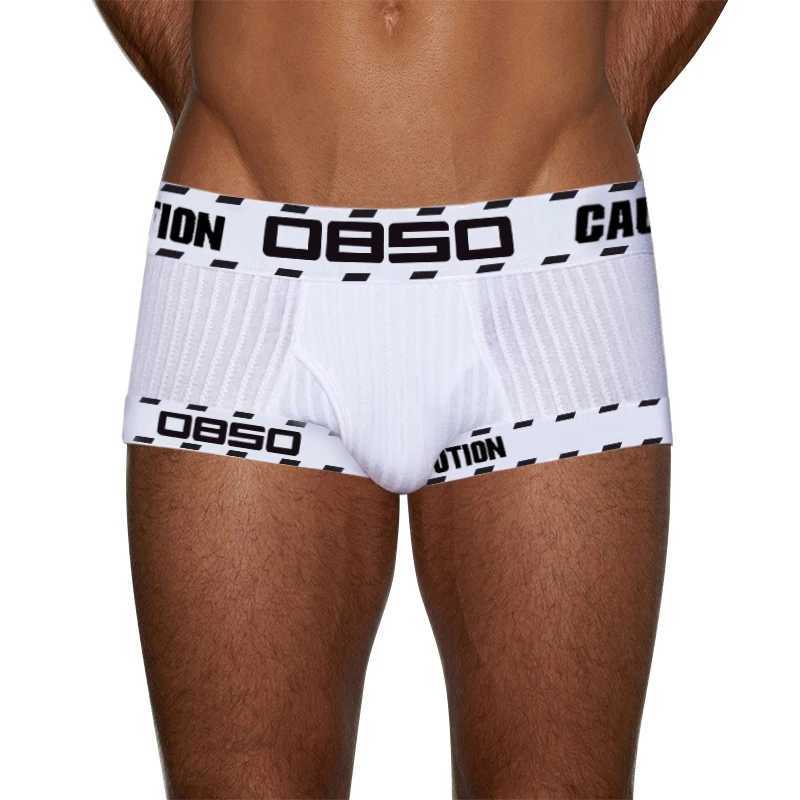 0850 Mens Sports Boxing Sexy Low Waist Suitable for Hip Pants Pure Cotton Pit Cloth Fashion Jacquard Belt Sexy Mens Underwear X241207