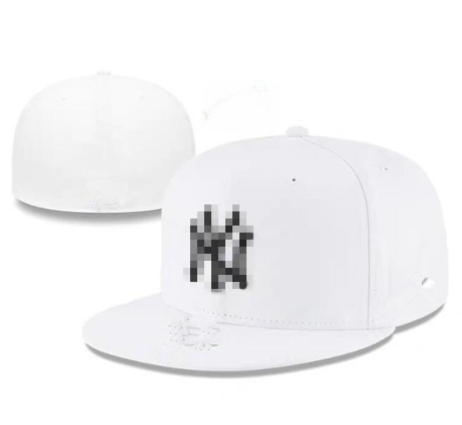 Baseball Yankees 2024 Mens Baseball Team 2024 World Series Champions Full Closed Caps Summer Letter Bone Black Color Casual Sport Flat Fitted Hats a25