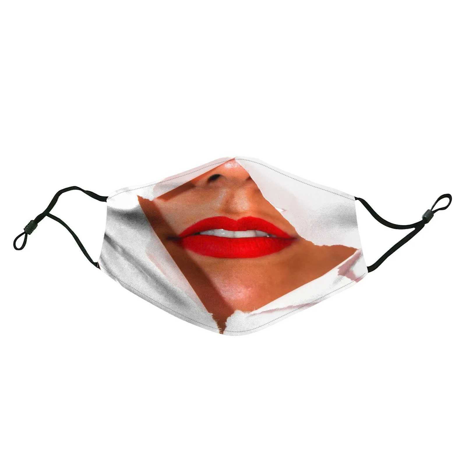 3pcsAdult Funny Mouth Mask 3D Funny Cloth Face Masks Mascarillas Cosplay Headband Washable Reusable Pm2.5 Anti-dust ProtectionXJ241209